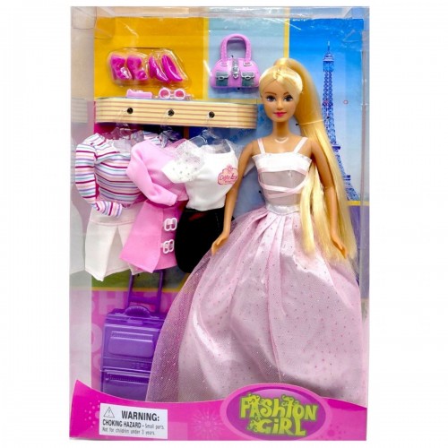 Лялька "Lucy" з аксесуарами, блідо-рожевий (MiC)