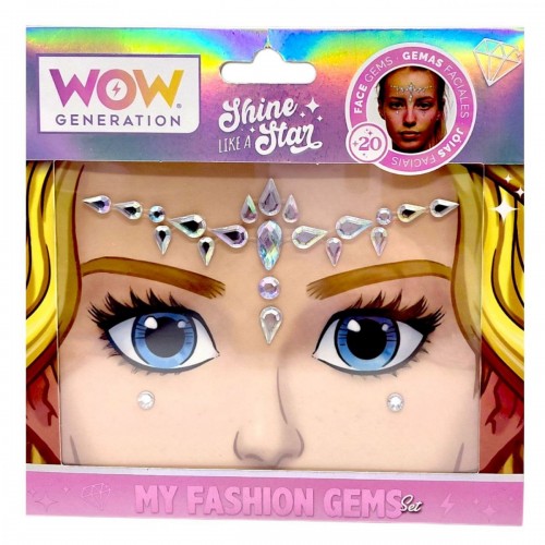 Набір стразів для обличчя МІС (БІЛІ) (MiC)