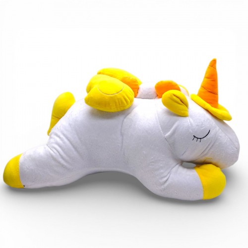 Мʼяка іграшка "Чарівний єдиноріг", білий+жовтий (Nikopol)