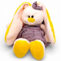 Мяка іграшка Зайка Соня 35 см (КРЕМОВА)