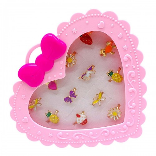 Набір дитячих кілечок Казковий настрій (РОЖЕВИЙ) (MiC)