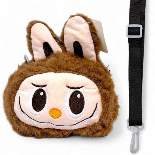 Мяка іграшка-сумочка "LABUBU/ЛАБУБУ" (РОЖЕВИЙ) (MiC)