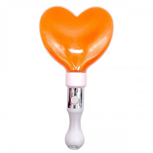Іграшка зі світлом "СЕРЦЕ" 21 СМ (ПОМАРАНЧЕВИЙ) (MiC)