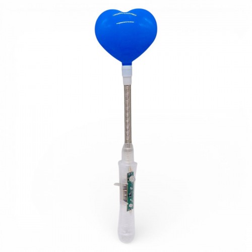 Іграшка зі світлом "Серце" 25,5 см (БЛАКИТНЕ) (MiC)