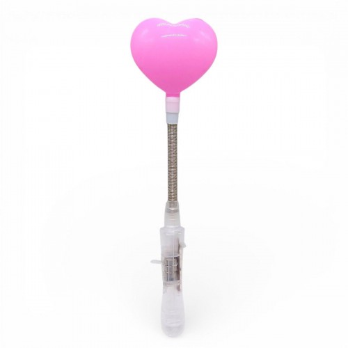 Іграшка зі світлом "Серце" 25,5 см (РОЖЕВЕ) (MiC)