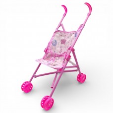 Коляска-трость для кукол, (розовый)