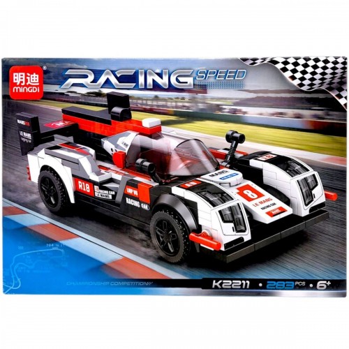 Конструктор "Спорткар", 283 деталей, в коробці 36х8х25 см (mingdi)