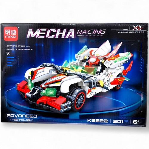 Конструктор "Спорткар", 301 деталей, в коробці 36х8х25 см (mingdi)