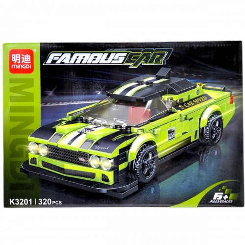 Конструктор "Спорткар", 320 деталей, в коробці 36х8х25 см (mingdi)