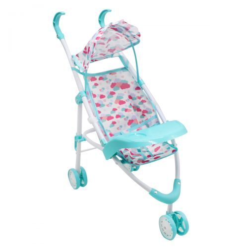 Коляска для ляльок "Хмарки", бірюзова (TK Group)