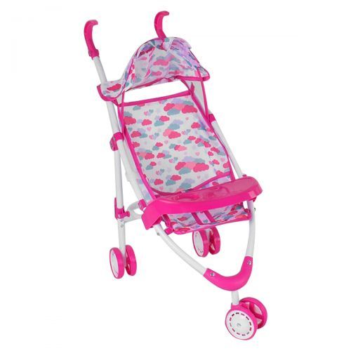 Коляска для ляльок "Хмарки", рожева (TK Group)