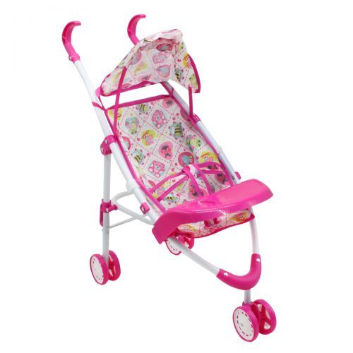 Коляска для ляльок "Совушки", рожева (TK Group)