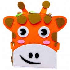 Логическая папка (фетр, часы, застежки, счеты, шнуровка, ремешок)