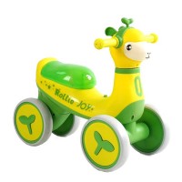 Велобег JOY 4-х колесный (колеса PU, рама пластик, УКРАИНСКОЕ ВЗУЧИВАНИЕ и подсветка) в коробке