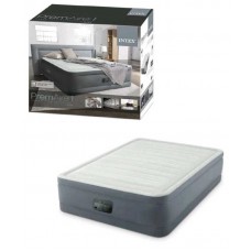 Велюровый матрас (152х203х46 см), встроенный электронасос, двуспальный