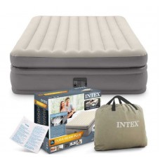 Велюровий матрац (розмір 152х203х51 см), вбудований електронасос 220V, двоспальний