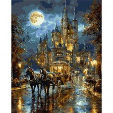 Картина за номерами з фарбами металік 