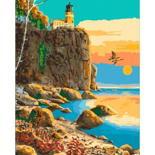 Картина по номерам "Маяк Сплит-Рок" 40x50 см (art craft)