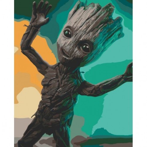Картина по номерам "Грут танцует" 40х50 см (art craft)
