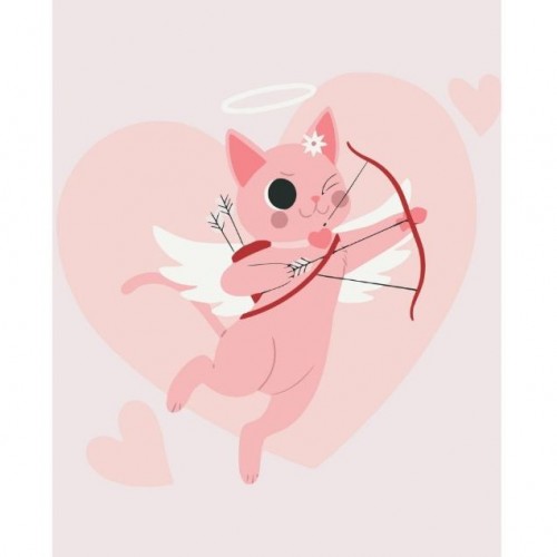 Картина по номерам "Хвостатый Купидон" 40х50 см (art craft)