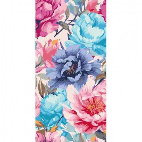 Картина по номерах "Кольорова весна" 40х80 см (art craft)