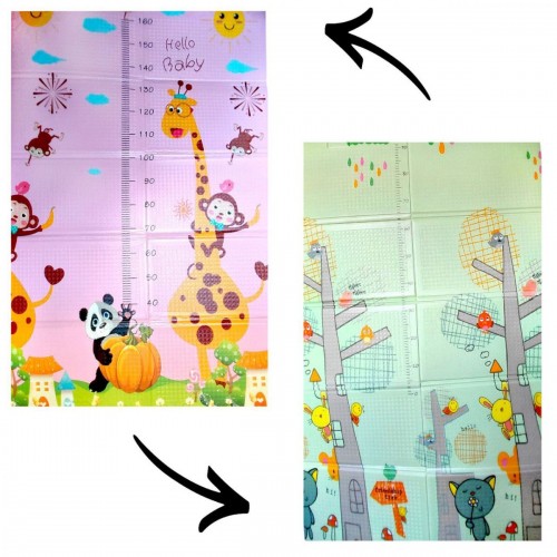 Килимок ігровий (ТЕРМО) 2-х сторонній EVA C-64701 (20) 180х120х0.8см, в сумці (MiC)