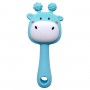 Силіконовий прорізувач-брязкальце Жираф (МʼЯТНИЙ) (Mega Zayka)