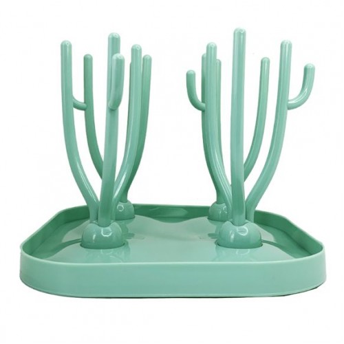 Сушка для детских бутылочек "Кактус" (зеленая) (Mega Zayka)