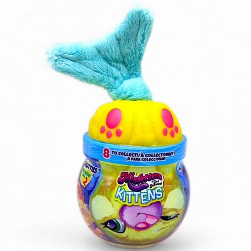 Іграшка-сюрприз "Котик в акваріумі (Котик у банці)", бірюзовий (Misfittens)