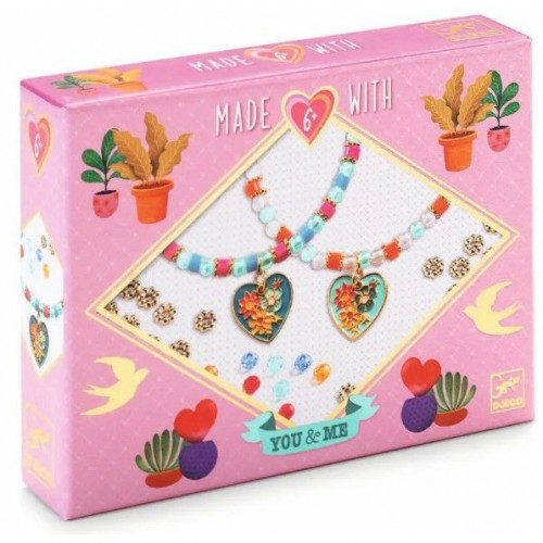 Набір для виготовлення браслетів дружби "Серця" (Djeco)