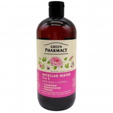 Мицеллярная вода 3в1, мускусная роза и хлопок, 500 мл