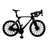 Велосипед металевий в коробці р.13x5,4x9,4см (ЧОРНИЙ)