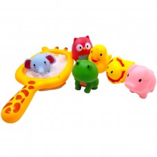 Набор для купания (сачок Жираф + 6 игрушек)