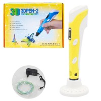 Набір 3D-ручка в коробці (Жовто-білий)