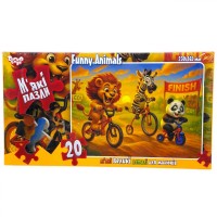 МʼЯКІ ПАЗЛИ 20 ЕЛЕМЕНТІВ (ВЕЛОГОНКА)