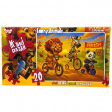 МʼЯКІ ПАЗЛИ 20 ЕЛЕМЕНТІВ (ВЕЛОГОНКА)