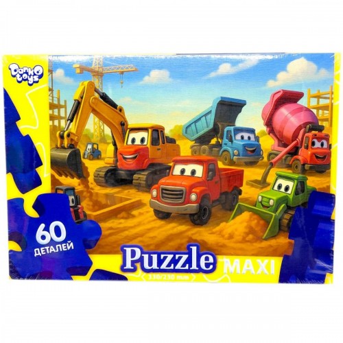 МАКСІ ПАЗЛИ на 60 ЕЛЕМЕНТІВ (будмайданчик) (Dankotoys)