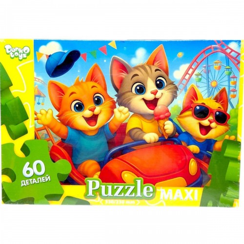 МАКСИ ПАЗЛЫ на 60 ЭЛЕМЕНТОВ (американские горки) (Dankotoys)