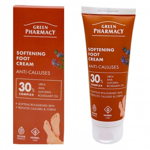 Крем-гель для ніг "Green Pharmacy" 75 мл, розмʼякшуючий (Green Pharmacy)