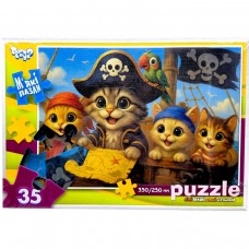 МʼЯКІ ПАЗЛИ 35 ЕЛЕМЕНТІВ (КОТИ ПІРАТИ)