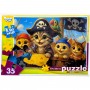 МʼЯКІ ПАЗЛИ 35 ЕЛЕМЕНТІВ (КОТИ ПІРАТИ) (Dankotoys)