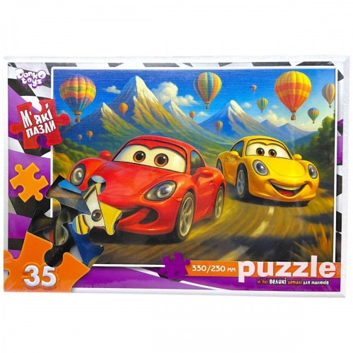 ДИТЯЧІ МʼЯКІ ПАЗЛИ 35 ЕЛЕМЕНТІВ (ТАЧКИ) (Dankotoys)