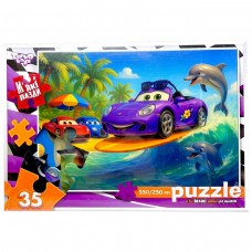 МʼЯКІ ПАЗЛИ 35 ЕЛЕМЕНТІВ (ТАЧКИ НА ПЛЯЖІ)