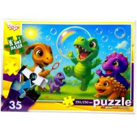 МʼЯКІ ПАЗЛИ 35 ЕЛЕМЕНТІВ (ДИНО-БУЛЬКИ)
