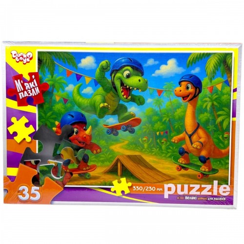 МʼЯКІ ПАЗЛИ 35 ЕЛЕМЕНТІВ (СКЕЙТПАРК) (Dankotoys)