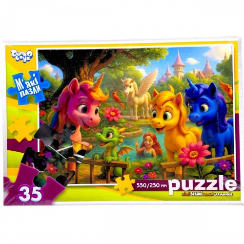 МʼЯКІ ПАЗЛИ 35 ЕЛЕМЕНТІВ (КАЗКОВА ЗУСТРІЧ) (Dankotoys)
