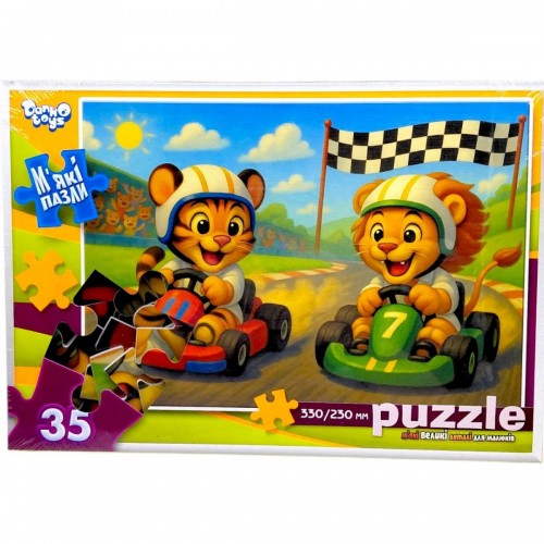 МʼЯКІ ПАЗЛИ 35 ЕЛЕМЕНТІВ (КОТЯЧІ ПЕРЕГОНИ) (Dankotoys)