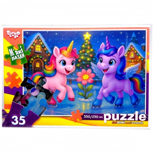 МʼЯКІ ПАЗЛИ 35 ЕЛЕМЕНТІВ (НОВОРІЧНЕ ДИВО) (Dankotoys)