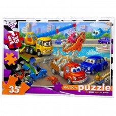 МʼЯКІ ПАЗЛИ 35 ЕЛЕМЕНТІВ (МАШИНИ РИБАКІ)