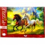 ПАЗЛИ, 380 ЕЛЕМЕНТІВ, дитячі та дорослі (ПАРА КОНЕЙ) (Dankotoys)